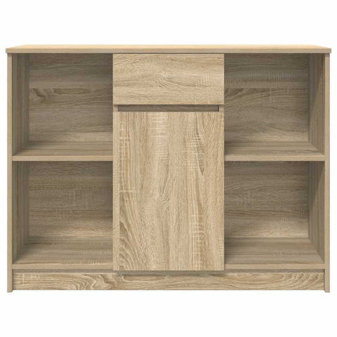 vidaXL Sideboard with Drawer Sonoma Oak 101x35x76 cm Engineered Wood