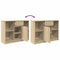 vidaXL Sideboard with Drawer Sonoma Oak 101x35x76 cm Engineered Wood