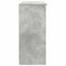 vidaXL Sideboard with Drawer Concrete Grey 101x35x76 cm Engineered Wood