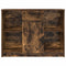 vidaXL Sideboard with Drawer Smoked Oak 101x35x76 cm Engineered Wood