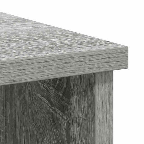 vidaXL Sideboard with Drawer Grey Sonoma 101x35x76 cm Engineered Wood