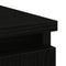vidaXL Sideboard with Drawer Black Oak 71x35x65 cm Engineered Wood