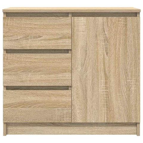 vidaXL Sideboard with Drawer Sonoma Oak 71x35x65 cm Engineered Wood