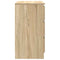 vidaXL Sideboard with Drawer Sonoma Oak 71x35x65 cm Engineered Wood