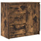 vidaXL Sideboard with Drawer Smoked Oak 71x35x65 cm Engineered Wood