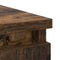 vidaXL Sideboard with Drawer Smoked Oak 71x35x65 cm Engineered Wood