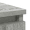 vidaXL Sideboard with Drawer Grey Sonoma 71x35x65 cm Engineered Wood