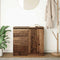 vidaXL Sideboard with Drawer Old Wood 71x35x65 cm Engineered Wood