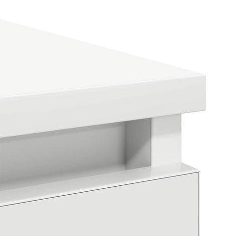 vidaXL Sideboard with Drawers White 71x35x84 cm Engineered Wood