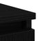 vidaXL Sideboard with Drawers Black Oak 71x35x84 cm Engineered Wood