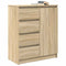 vidaXL Sideboard with Drawers Sonoma Oak 71x35x84 cm Engineered Wood