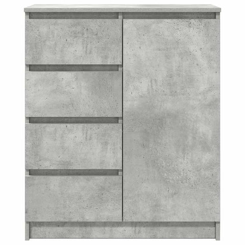 vidaXL Sideboard with Drawers Concrete Grey 71x35x84 cm Engineered Wood