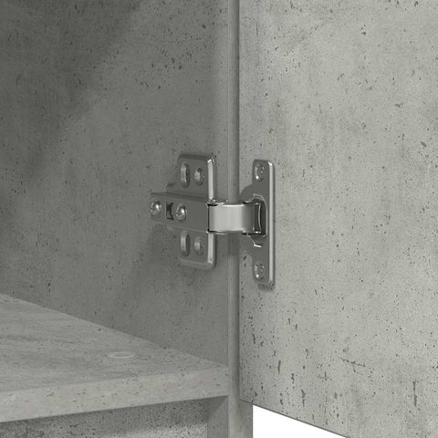 vidaXL Sideboard with Drawers Concrete Grey 71x35x84 cm Engineered Wood