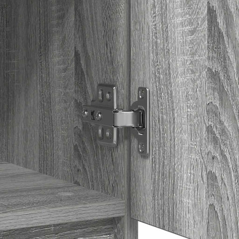 vidaXL Sideboard with Drawers Grey Sonoma 71x35x84 cm Engineered Wood