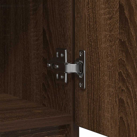 vidaXL Sideboard with Drawers Brown Oak 71x35x84 cm Engineered Wood
