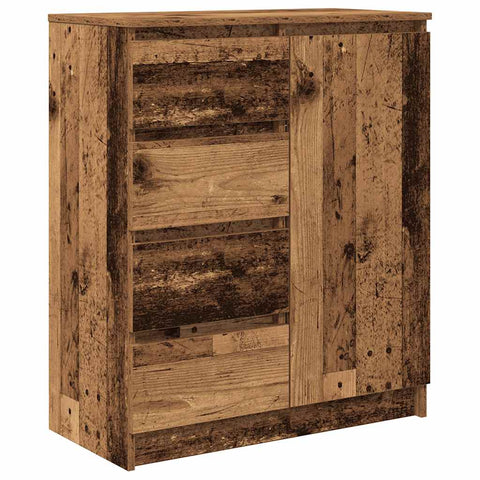 vidaXL Sideboard with Drawers Old Wood 71x35x84 cm Engineered Wood