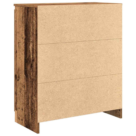 vidaXL Sideboard with Drawers Old Wood 71x35x84 cm Engineered Wood