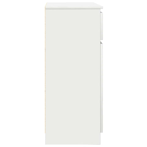 vidaXL Sideboard with Drawer White 71x35x84 cm Engineered Wood