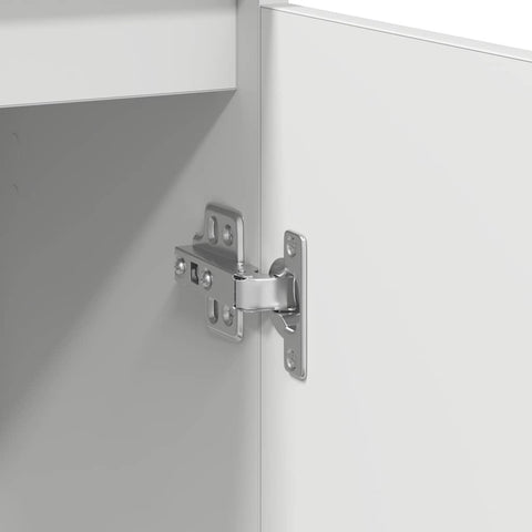 vidaXL Sideboard with Drawer White 71x35x84 cm Engineered Wood