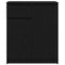vidaXL Sideboard with Drawer Black Oak 71x35x84 cm Engineered Wood