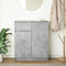 vidaXL Sideboard with Drawer Concrete Grey 71x35x84 cm Engineered Wood