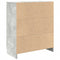 vidaXL Sideboard with Drawer Concrete Grey 71x35x84 cm Engineered Wood