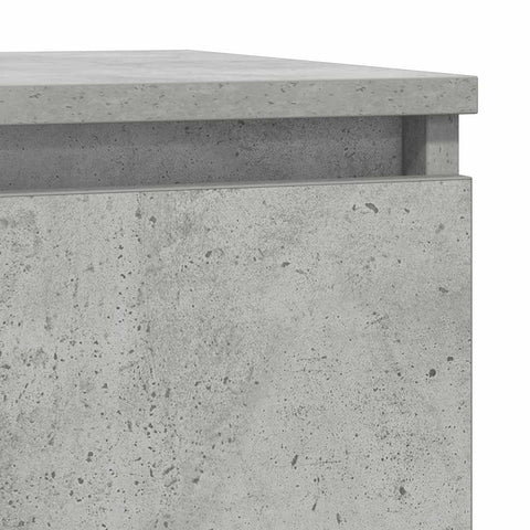 vidaXL Sideboard with Drawer Concrete Grey 71x35x84 cm Engineered Wood