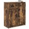 vidaXL Sideboard with Drawer Smoked Oak 71x35x84 cm Engineered Wood
