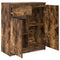 vidaXL Sideboard with Drawer Smoked Oak 71x35x84 cm Engineered Wood