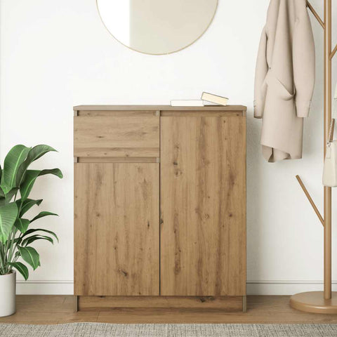 vidaXL Sideboard with Drawer Artisan Oak 71x35x84 cm Engineered Wood