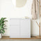 vidaXL Sideboard with Drawer White 71x35x65 cm Engineered Wood