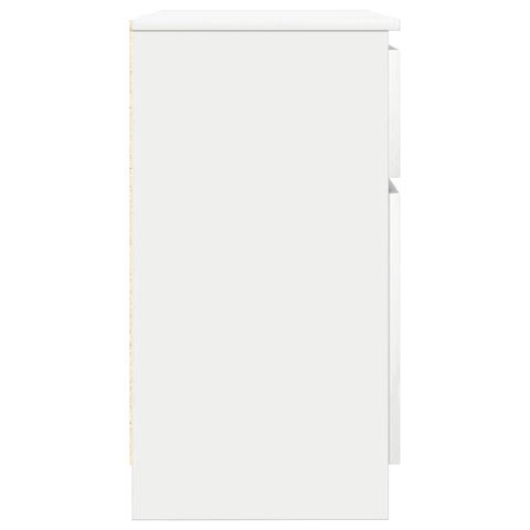 vidaXL Sideboard with Drawer White 71x35x65 cm Engineered Wood