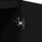 vidaXL Sideboard with Drawer Black Oak 71x35x65 cm Engineered Wood