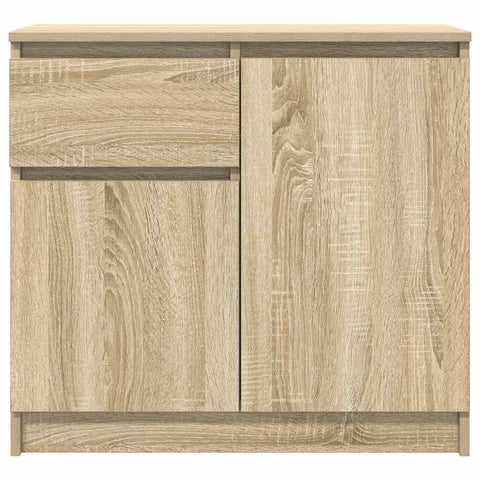 vidaXL Sideboard with Drawer Sonoma Oak 71x35x65 cm Engineered Wood