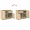 vidaXL Sideboard with Drawer Sonoma Oak 71x35x65 cm Engineered Wood