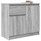 vidaXL Sideboard with Drawer Grey Sonoma 71x35x65 cm Engineered Wood