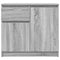 vidaXL Sideboard with Drawer Grey Sonoma 71x35x65 cm Engineered Wood