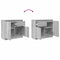 vidaXL Sideboard with Drawer Grey Sonoma 71x35x65 cm Engineered Wood