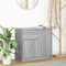 vidaXL Sideboard with Drawer Grey Sonoma 71x35x65 cm Engineered Wood