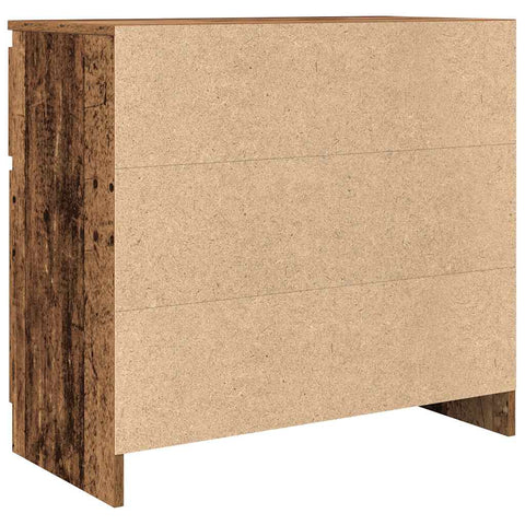 vidaXL Sideboard with Drawer Old Wood 71x35x65 cm Engineered Wood