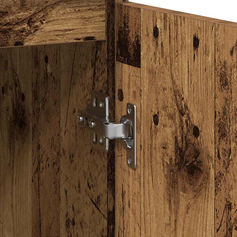 vidaXL Sideboard with Drawer Old Wood 71x35x65 cm Engineered Wood