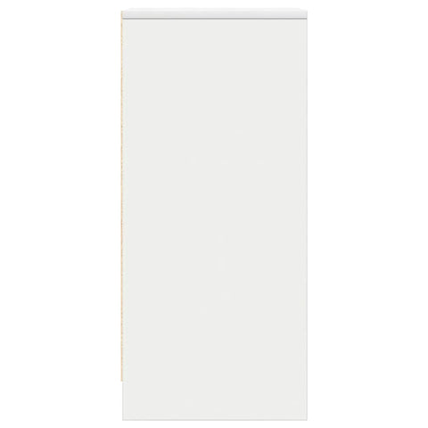 vidaXL Sideboard White 29.5x34x76 cm Engineered Wood