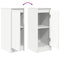 vidaXL Sideboard White 29.5x34x76 cm Engineered Wood
