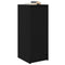 vidaXL Sideboard Black Oak 29.5x34x76 cm Engineered Wood