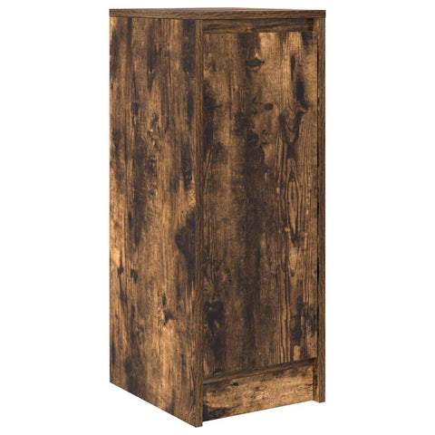 vidaXL Sideboard Smoked Oak 29.5x34x76 cm Engineered Wood
