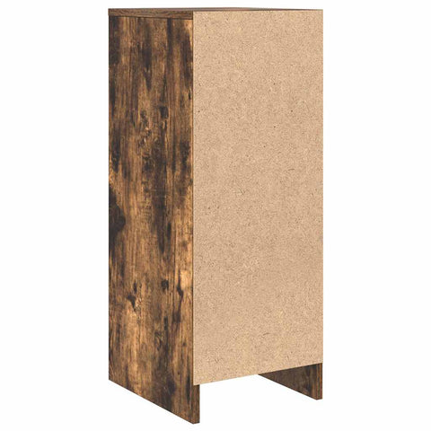 vidaXL Sideboard Smoked Oak 29.5x34x76 cm Engineered Wood