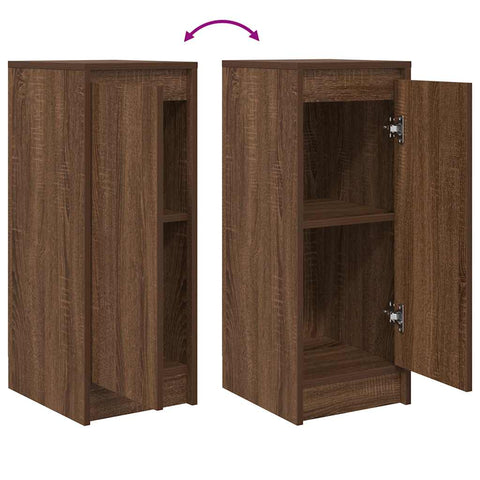 vidaXL Sideboard Brown Oak 29.5x34x76 cm Engineered Wood