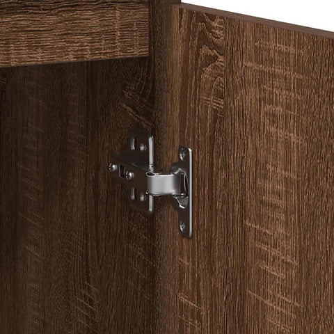 vidaXL Sideboard Brown Oak 29.5x34x76 cm Engineered Wood