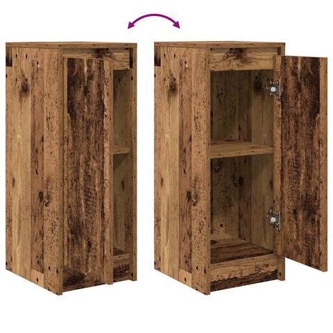 vidaXL Sideboard Old Wood 29.5x34x76 cm Engineered Wood