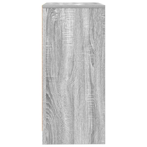 vidaXL Sideboard Grey Sonoma 57x34x76 cm Engineered Wood